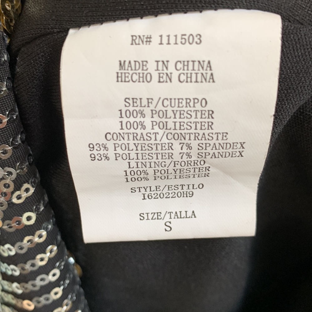 Stylish Chevron Pattern Sequin Bottom Mini Party … - image 6